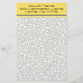 Geometrische luipaard briefpapier (Voorkant)