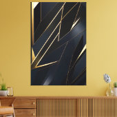 Geometrische Luxe Canvas Afdruk (Insitu (Woonkamer))