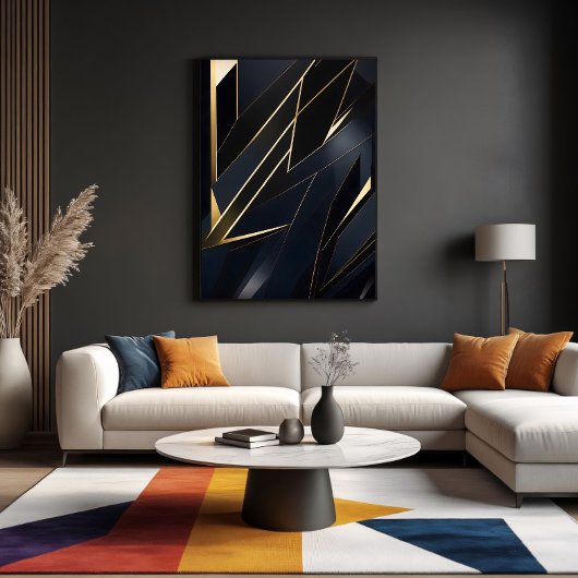 Geometrische Luxe Canvas Afdruk