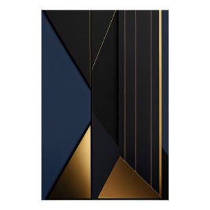 Geometrische Luxe Perfect Poster