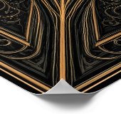 Geometrische luxe poster (Hoek)