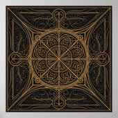 Geometrische luxe poster (Voorkant)