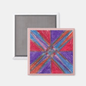 Geometrische magneet Tegel (Voorkant / Achterkant)