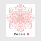 Geometrische Mandala #11 Sticker (Vel)