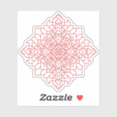 Geometrische Mandala #14 Sticker (Vel)