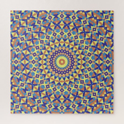 Geometrische Mandala 2 Legpuzzel (Verticaal)