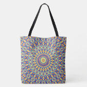 Geometrische Mandala 2 Tote Bag (Achterkant)