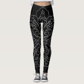 Geometrische Mandala #4 Leggings (Voorkant)
