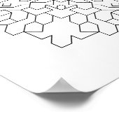 Geometrische Mandala #6 Poster (Hoek)