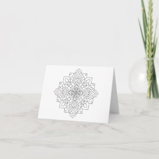 Geometrische Mandala #7 Kaart