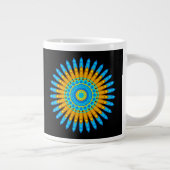 Geometrische Mandala Art Circle Design 48256 Grote Koffiekop (Rechts)
