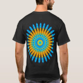 Geometrische Mandala Art Circle Design 48256 T-shirt (Achterkant)