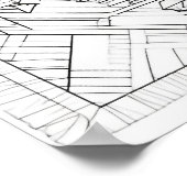 Geometrische Mandala Coloring Poster voor volwasse (Hoek)