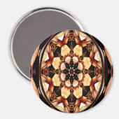 Geometrische Mandala... Magneet (Voorkant / Achterkant)