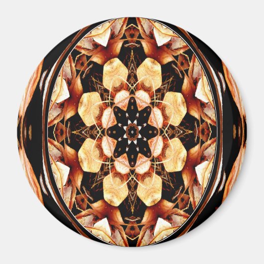 Geometrische Mandala... Magneet (Voorkant)