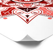 Geometrische Mandala, mystiek Poster (Hoek)