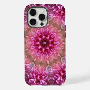 Geometrische mandala roze bloem patroon-67545 iPhone 15 pro max case