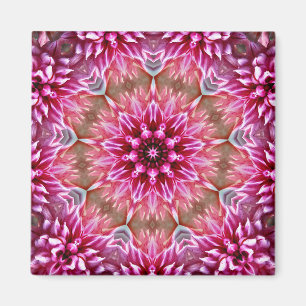 Geometrische Mandala Roze Bloem Patroon-67545 Keyc Magneet