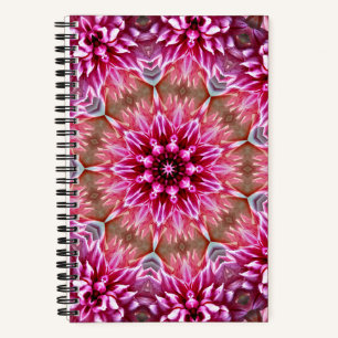 Geometrische Mandala Roze Bloem Patroon-67545 Notitieboek