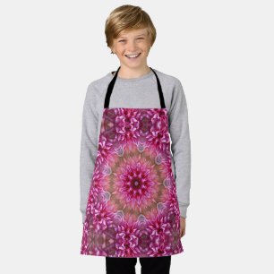Geometrische Mandala Roze Bloem Patroon-67545 Schort