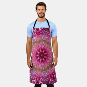 Geometrische mandala roze bloem patroon-67545 schort