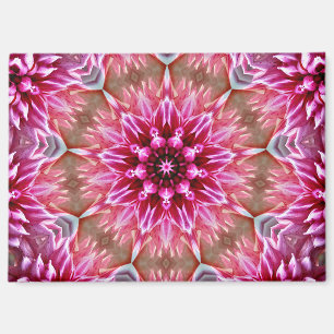 Geometrische Mandala Roze Bloem Patroon-67545 Sleu Magneet