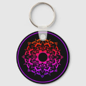Geometrische Mandala-sleutelhanger Sleutelhanger (Voorkant)