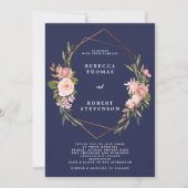 geometrische marineverbruik voor de marine roze fl kaart (Voorkant)