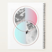 Geometrische marmer Scandi-ontwerp Planner (Achterkant)