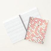 Geometrische marmerpatroon notitieboek (Binnen)