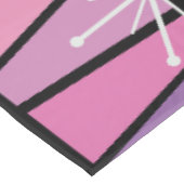 Geometrische MCM Abstract Roze Paarse Tafelkleed (Gekanteld)