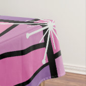 Geometrische MCM Abstract Roze Paarse Tafelkleed (Voorbeeld)