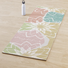 Geometrische Meditatie Bloem Naam Dankbaarheid Man Yogamat