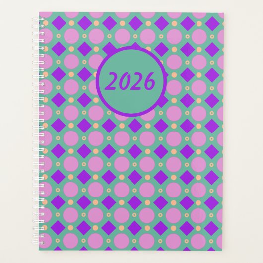 Geometrische Medley Planner (Voorkant)