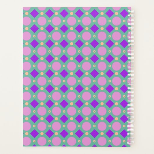 Geometrische Medley Planner (Achterkant)