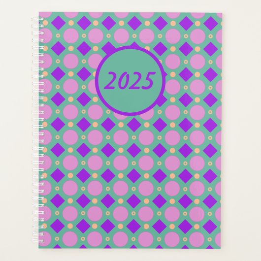 Geometrische Medley Planner (Voorkant)