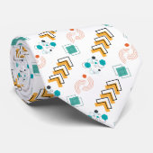 Geometrische Medley Stropdas voor Heren - Bold & M (Opgerold)