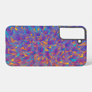 Geometrische meerkleurige meerlagige S22-Hoesjes Samsung Galaxy Hoesje