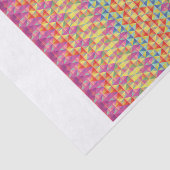 Geometrische-meisjespapier Tissuepapier (Detail)