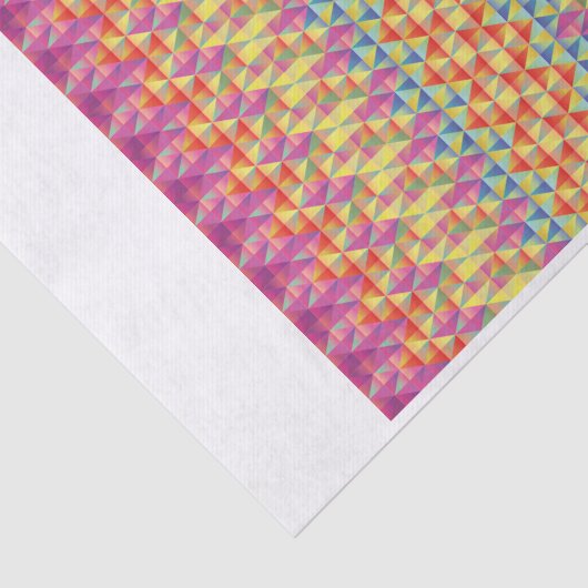 Geometrische-meisjespapier Tissuepapier (Detail)