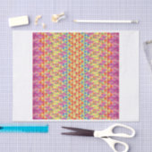 Geometrische-meisjespapier Tissuepapier (Craft)