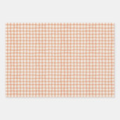 Geometrische merktekens met warme toon inpakpapier vel (Voorkant 3)