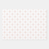 Geometrische merktekens met warme toon inpakpapier vel (Voorkant)