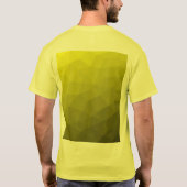 Geometrische mesh met gele gradiënt t-shirt (Achterkant)