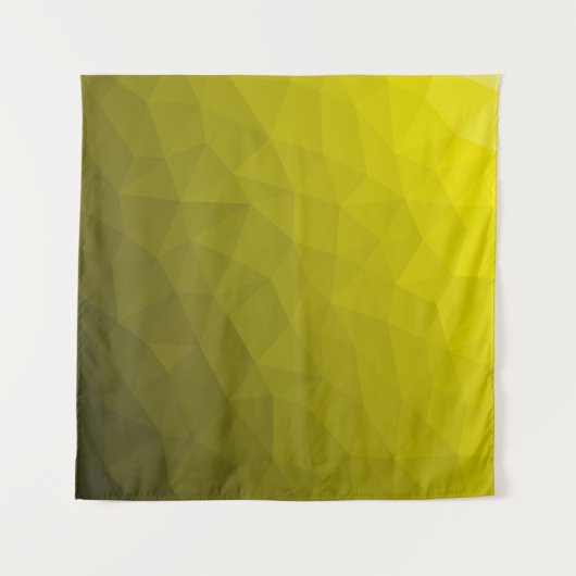 Geometrische meshpatroon met gele gradiënt wandkleed (Voorkant (horizontaal))