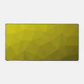 Geometrische meshpatroon met gele ombregradiënt bureaumat (Voorkant)