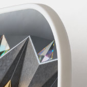 Geometrische Metal Pickleball Core Ontwerp Paddle (Links Detail)