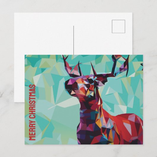 Geometrische meter briefkaart (Voorkant / Achterkant)