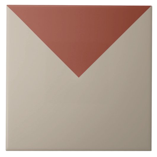 Geometrische middeleeuwse kleuren tegeltje (Voorkant)