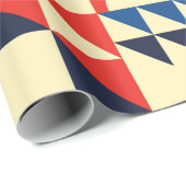 Geometrische middeleeuwse moderne naadloze patrone cadeaupapier (Rol Hoek)